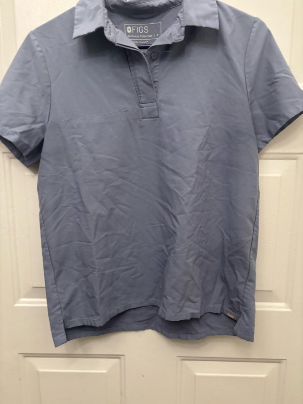 FIGS Women’s Slate Blue Polo